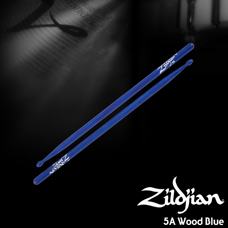 [★드럼채널★] Zildjian 5A Wood Blue /5AWBU